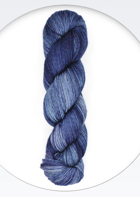 Huasco Sock Twilight Paints, Coton Glisten, Hand Painted