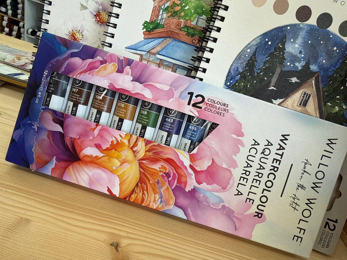 Wolfe Willow 12 Essentials Watercolour Set