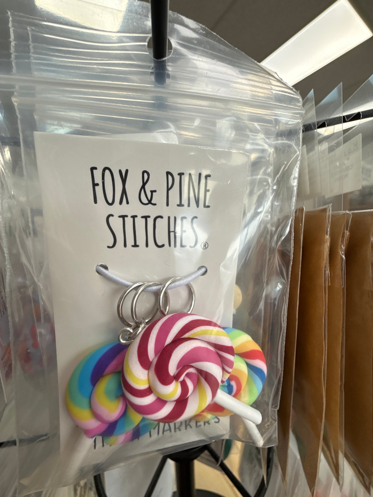 Fox & Pine stitch markers