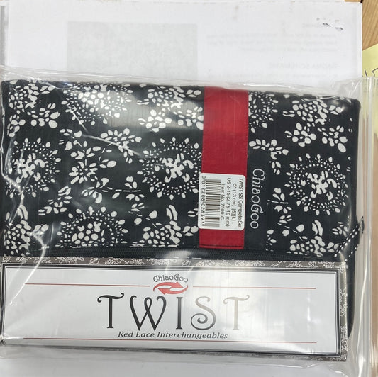 ChiaoGoo Twist SS COMPLETE 5” Needle Set