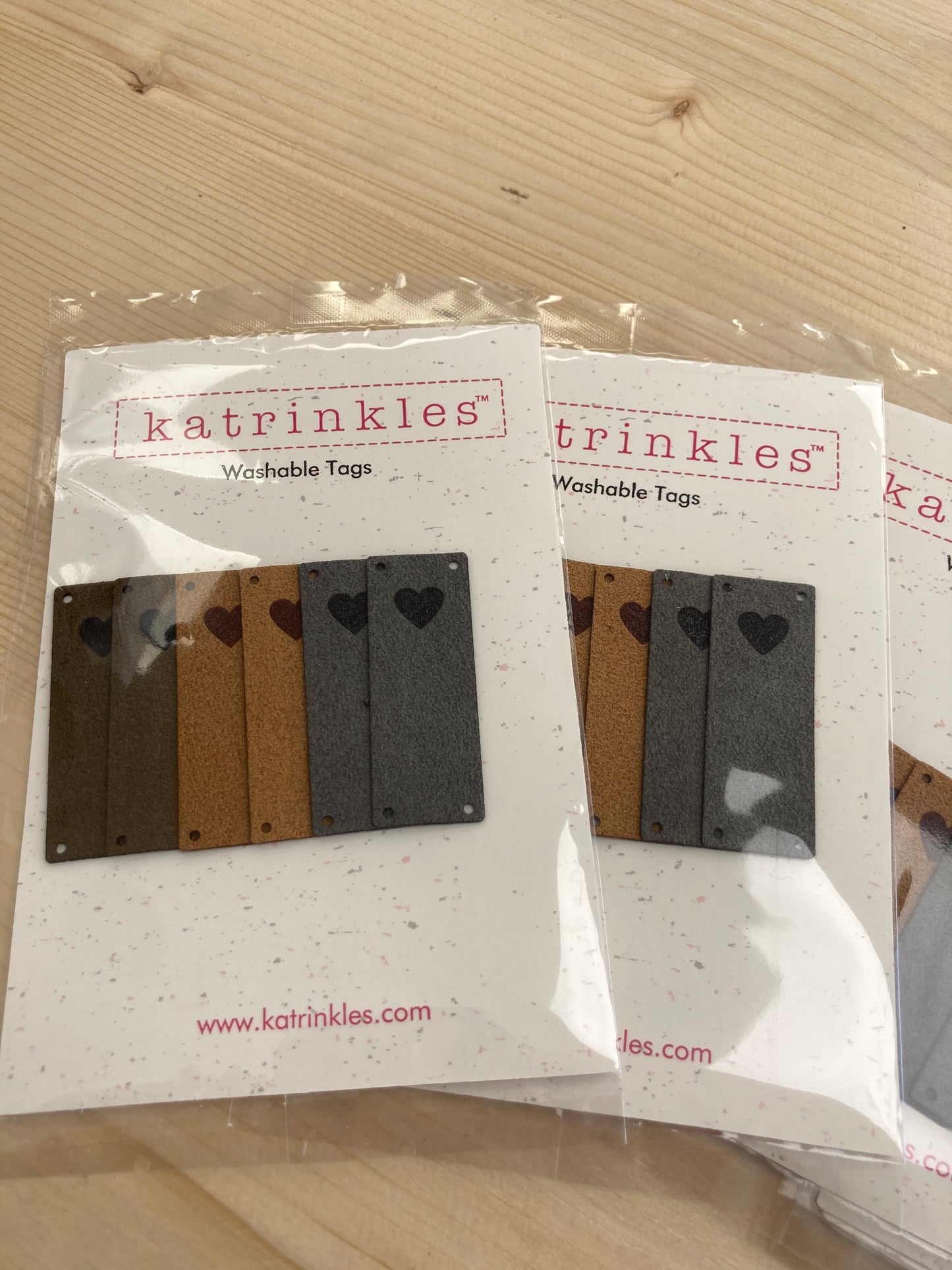 Katrinkles washable tags