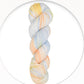 Huasco Sock Twilight Paints, Coton Glisten, Hand Painted