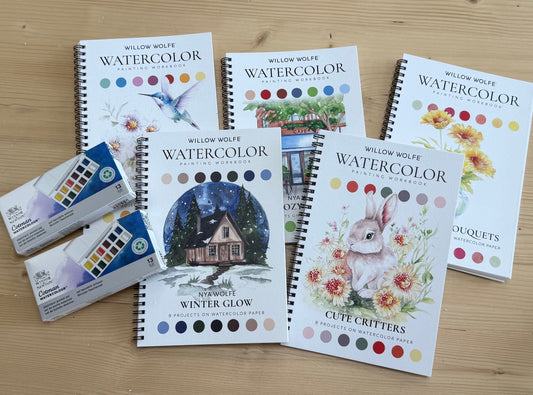 Willow Wolfe travel Paint sets