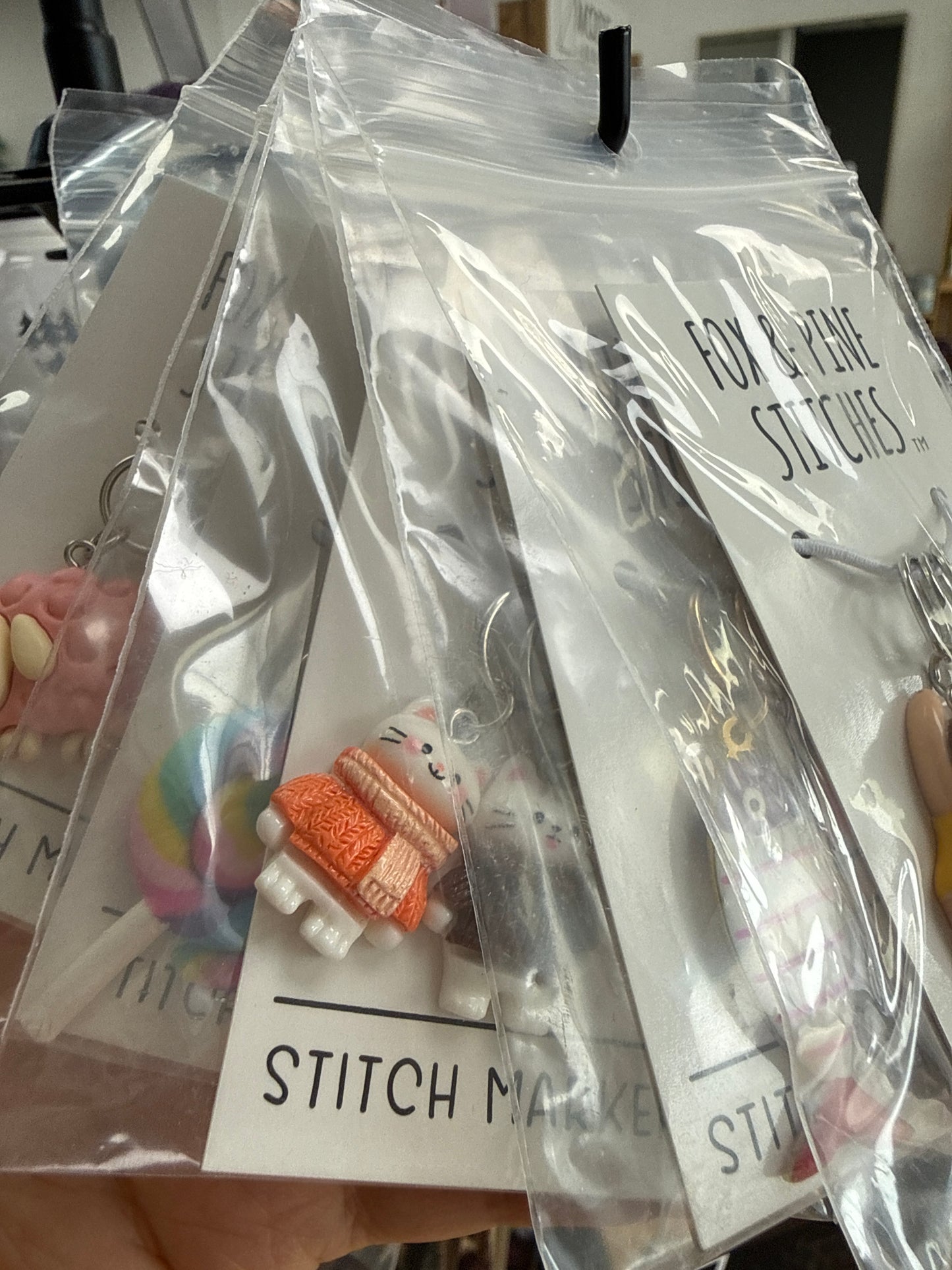 Fox & Pine stitch markers