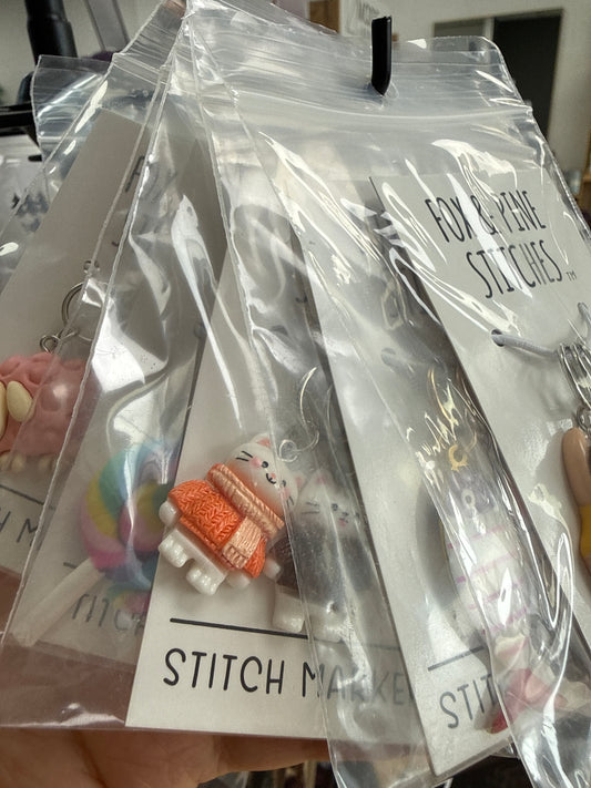Fox & Pine stitch markers
