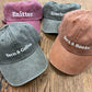 Caps with adjustable band