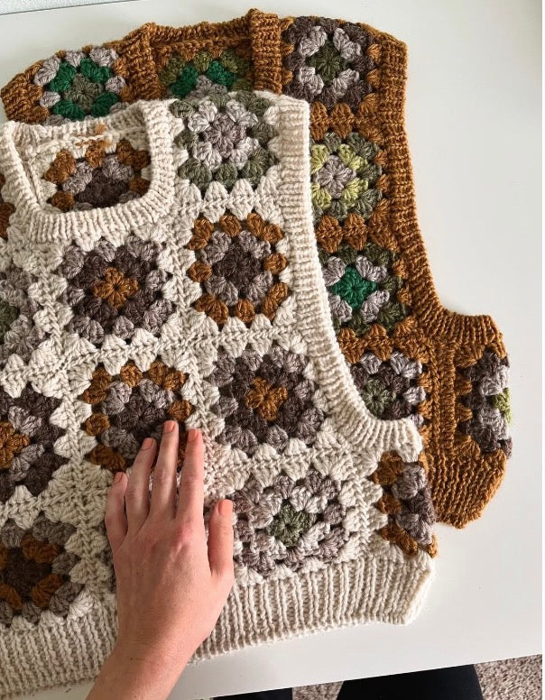 Granny Square Vest Class: March 21, 28 & April 4