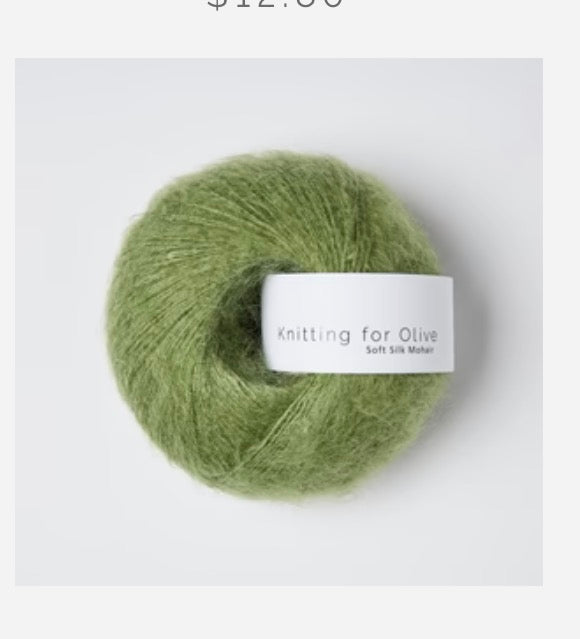 Knitting for Olive Soft Silk Mohair